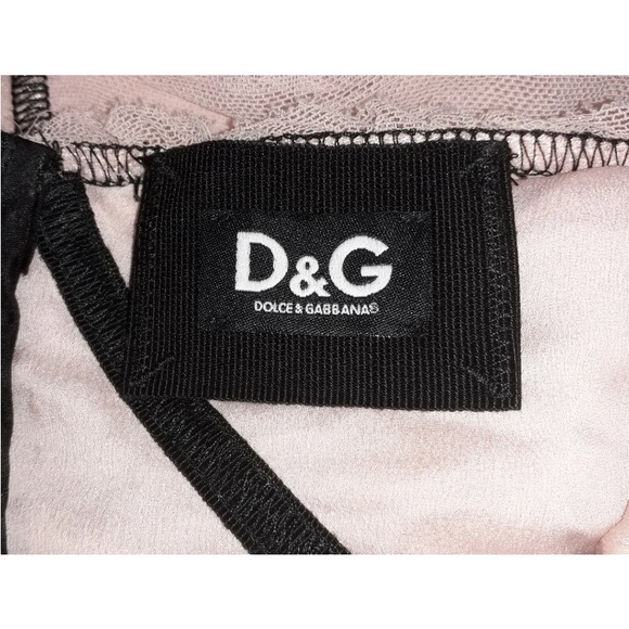 Dolce & Gabbana D&G pink tulle dress never worn size label says 42 fits like a 4 - Picture 6 of 9